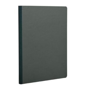 Age Bag Notebook - Ruled, Cloth-Bound, Grey, A5