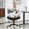 b69b9ddc-7db5-47c8-bb64-76cc334653da.1e3b180313f54ea56a0429129334a769 Black Armless PU Leather Office Chair with Wheels